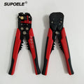 Industrial Grade Multifunctional Automatic Wire Stripping Pliers Cutter Crimping Peeler Forceps Cable Tools OEM SUPOELE HS-D56