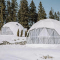 Outdoor Insulated Geodesic Dome 12M Glamping Luxury  Dome Tent