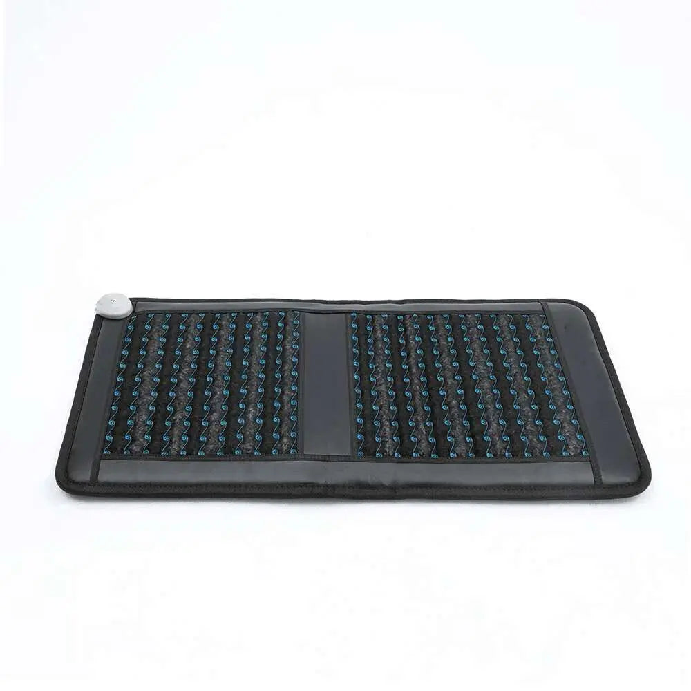 100* 50cm Seat Heating Cushion Chair Pad Hot Gemstone Amethyst Crystal Heating Mattress Household Thermal Mat