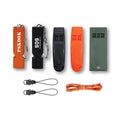 5pcs Emergency SOS Whistle with Lanyard and Keychain Loud Survival Whistle for Rescue Signaling Climbing