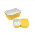 XiMan Rectangle Square Disposable Gold Foil Container Aluminum Foil Takeaway Containers