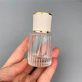 Round Luxury Cosmetic Packaging Travel Tube 30ml 50ml Skincare Refilling Empty Spray Glass Perfume Bottle