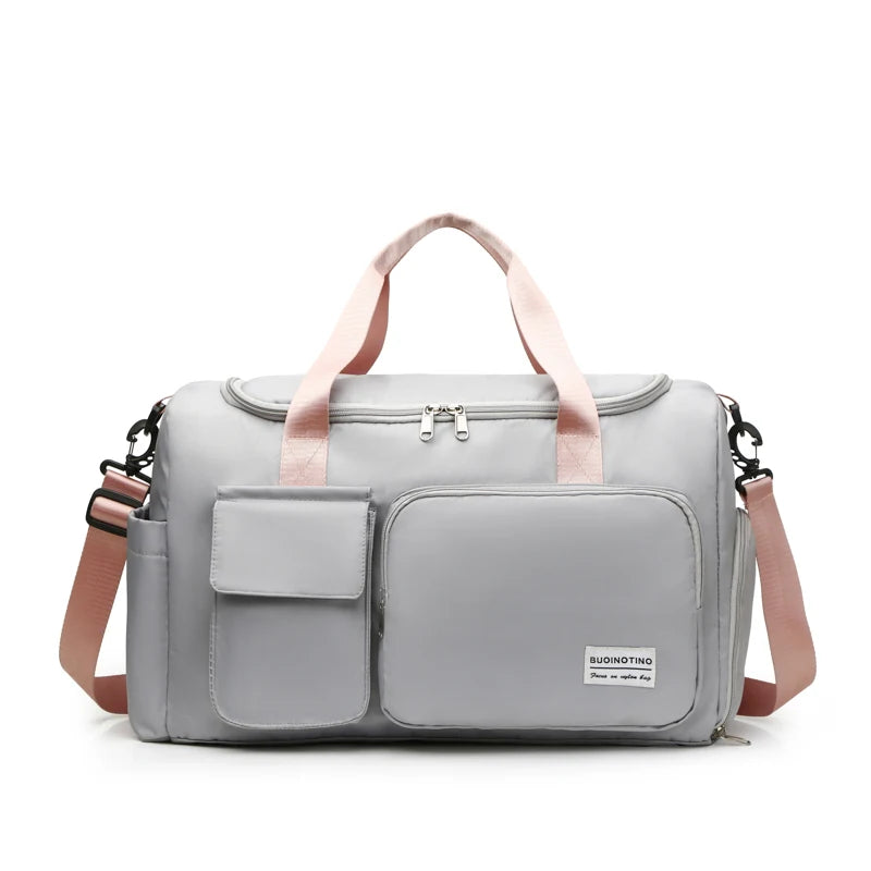 Men and Women Waterproof Backpack for Outdoor Travel Wet and Dry Separation Luggage Duffle Gym Bags for Wet and Dry Training