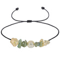 Wholesale Handmade Natural Yellow Quartz Minimalism Jewelry Adjustable Fashion Charm Bracelet for Gift Yellow Quartz Bracelet