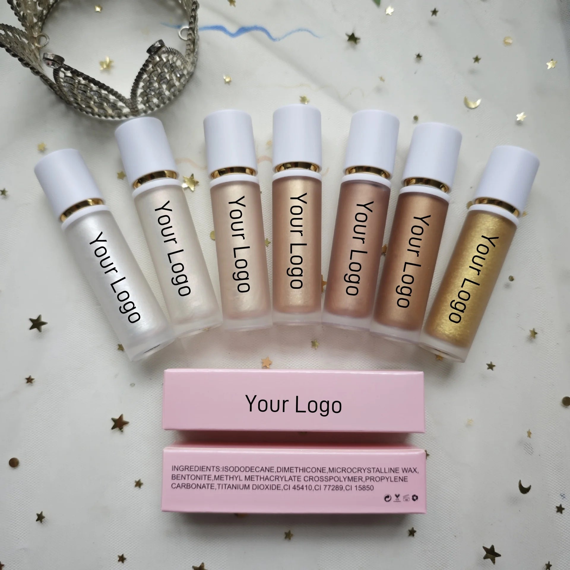 OEM Shimmer Liquid Body Face Highlighter Private Label Face Makeup Liquid Highlighter