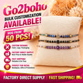 Go2boho New in Friendship Beaded Bracelets for Women Natural Stone Miyuki Hematite Beads Tiny Summer Beach Fashion Jewellery Gif