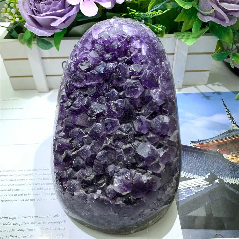 Wholesale High Quality Natural Healing Amethyst Crystal Cluster for Home Decoration