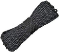 Durable 7-Strand 4mm Polyester/Nylon Reflective Braided Paracord Rope 550lb for Camping Tent Guy Ropes Commercial