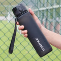 32oz Motivational Fitness Sports Water Bottle With Time Marker BPA Free Tritan Plastic Leakproof Flip Top for Gym Outdoor