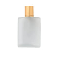 Perfume Bottle Wholesale Recyclable Frosted Glass Pump Sprayer 30ml 50ml Perfume Cosmetic Packing Screen Printing Grey/Gold Pump