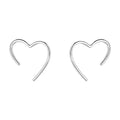 AA00967 Female Love Heart Earrings Fashion Design Women Gift Temperament Heart Stud Earring for Girls