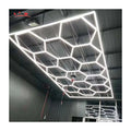 Customized LED Workshop Hexagonal Garage Ceiling Lighting with the One-step Installation for the Car Polishing Lights