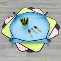 PVC Plant Repotting Gardening Pad Waterproof Succulent Potting Mat Classic Design Plastic Bonsai Garden Supplies