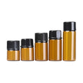 Wholesale Empty Clear Amber Borosilicate 22mm Diameter Glass Tube Vials Bottle Screw Cap Screen Printing Customizable for