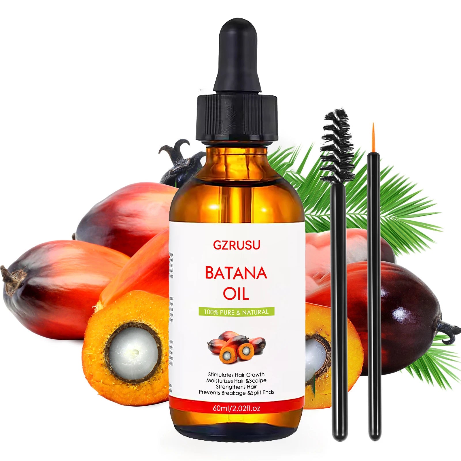 Wholesale Natural Ingredients Hair Care Products Private Label 100% Cold Pressed Organic Batana Oil for Hair Growth