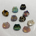 Popular Leopard Print Vertical Rabbit Small Hair Catch Colorful Acetate  Mini Clip Cute Carton Children Hair Claw