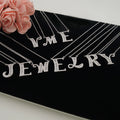 NZA2-1 A~Z New Small MOQ Order Sterling Silver Letter Necklace Alphabet Pendant Jewelry Custom