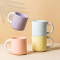 Korea Ins Macaron Contrast Color Ceramic Coffee Mug Nordic Drinking Water Cup
