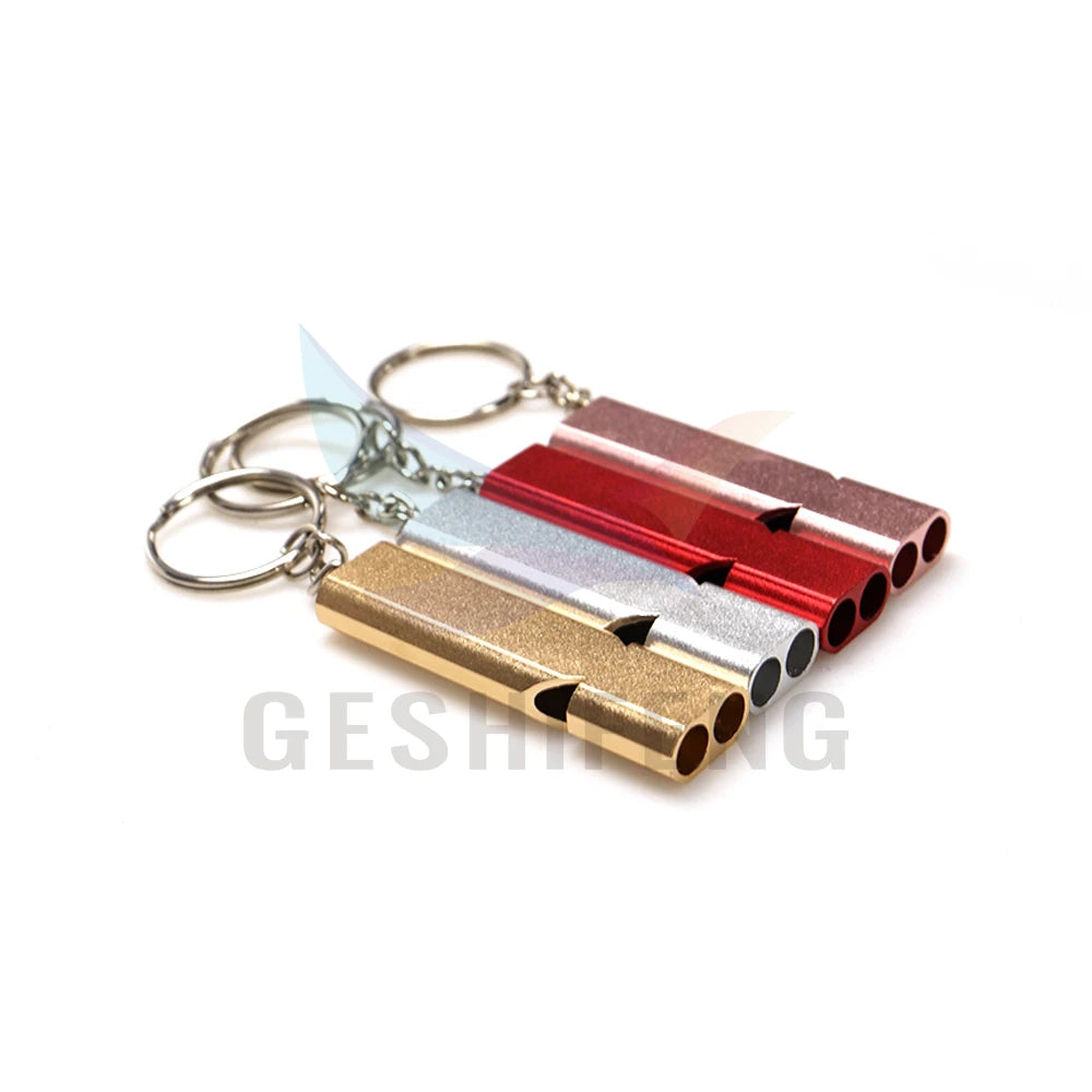Survival Emerfency Tools Safety Whistles Outdoor Self Defense Metal Whistle Keychain