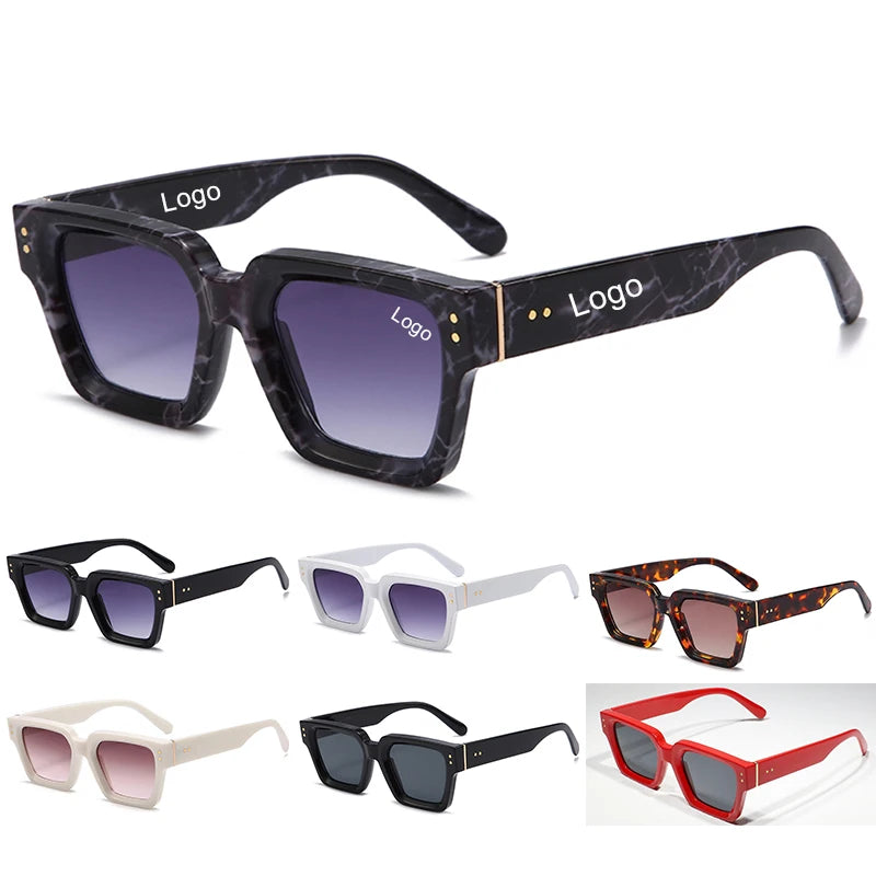 8263 Wholesale Custom Logo Eyewears 2024 Vintage Women Leopard Sun Glasses Shades New Sunglasses Arrivals