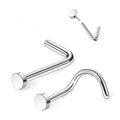 Wholesale G23 Titanium Lip Stud Piercing Jewelry Gold Plated Punk Style Labret for Children Wedding Claw Setting Inlay