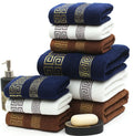 Towel Set 100% Cotton Luxury Pattern Dobby Custom Logo