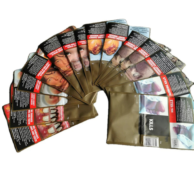 Resealable 50g 25g Tobacco Bag Ziplock Plastic Custom Rolling Tobacco Packaging Tobacco Pouch