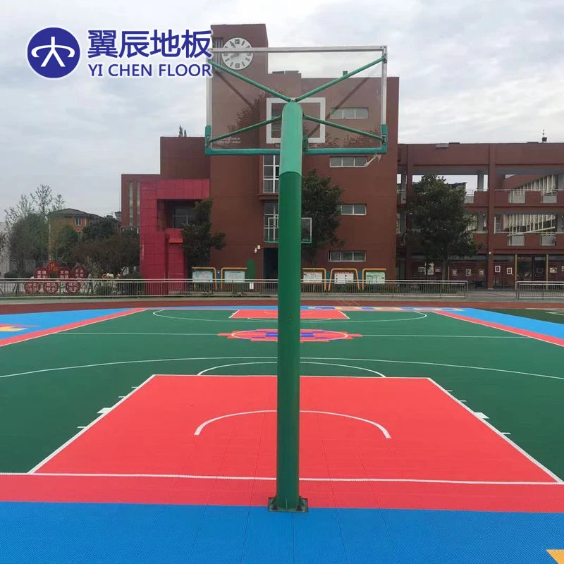 Outdoor Basketball Court Flooring Build the Ultimate Space for Basketball Tennis and More with Weatherproof PP Tile