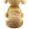 Low Moq Simple Dog Clothes Sweater Solid Blank Pug Dog Clothes Jumper