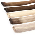 Delux Private Label Double Drawn Russian Cuticle Aligned Hair Machine Hair Weft