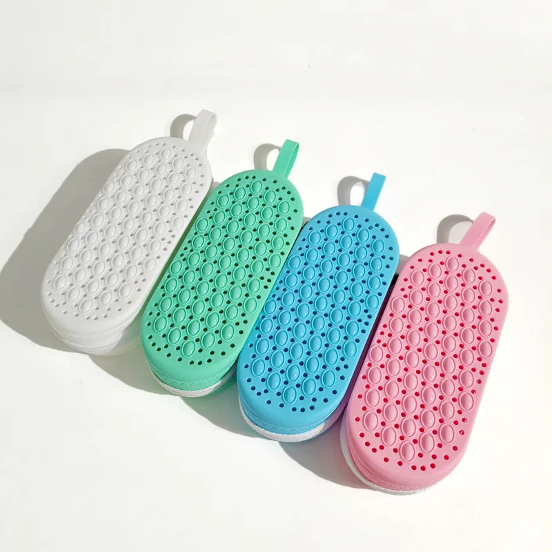 Large Capacity Breathable Silicone Swim Goggle Case Portable Anti-Drop Swim Cap Storage Bag Durable Protective Glasses Case