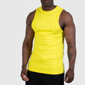 Custom Logo Gym Fitness Training Cotton Spandex Soft Comfortable Plain Tank Top for Men
