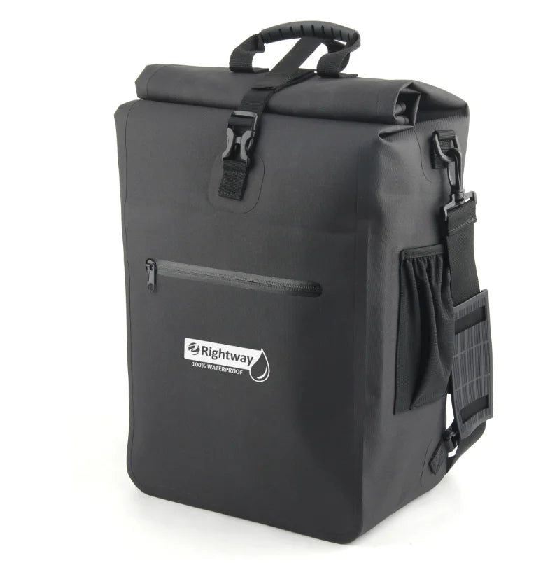100% Waterproof 3-in-1 Bicycle Backpack RPET Recycled Material 100% Waterproof Bike Riding Bag 3 in 1 Bicycle Bag