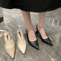2024 New Pointy Toe Women's Fashion High-heeled Stiletto Closed Toe Non-slip Sandals Custom logo Sandals for Women