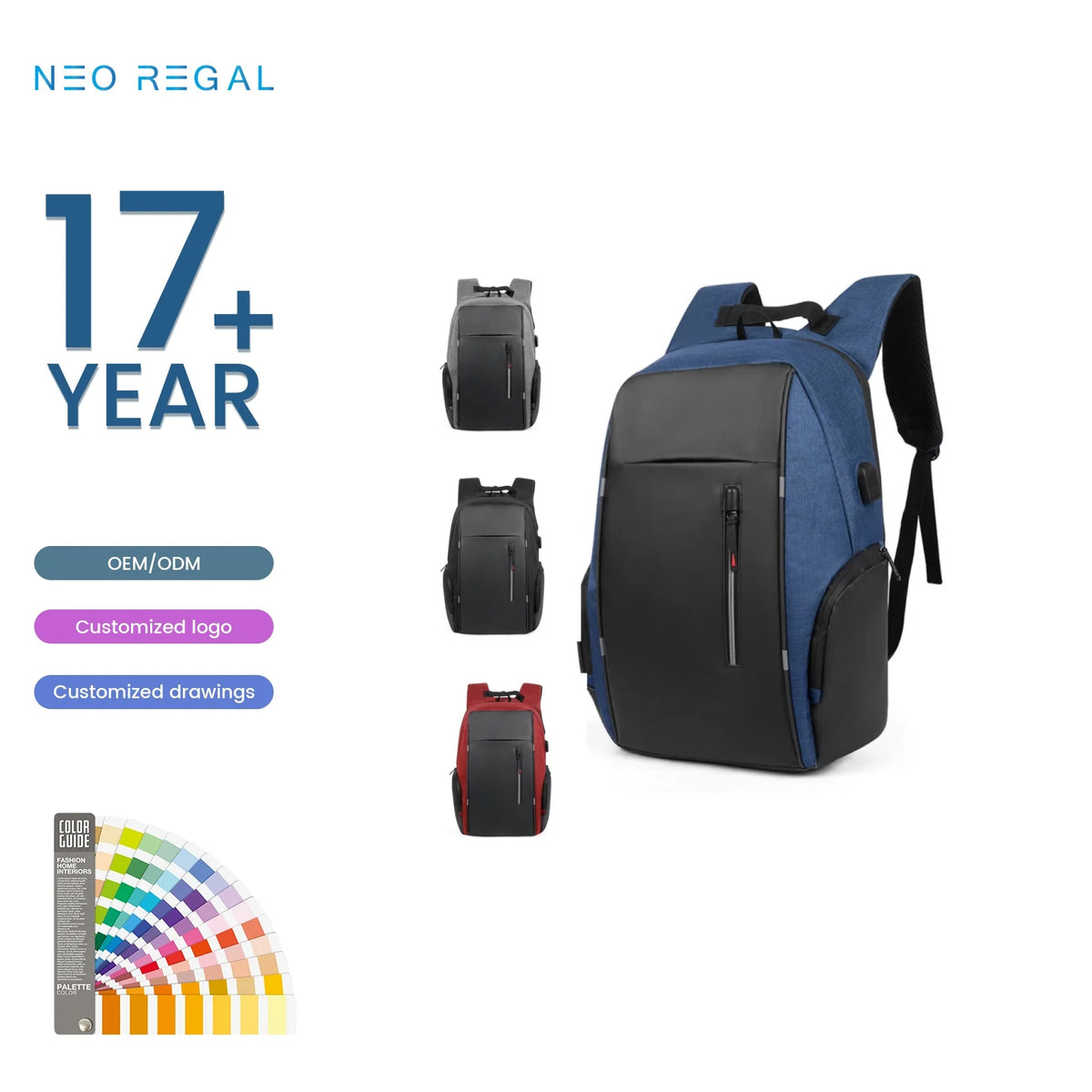 Durable Waterproof Custom Color Customizable Design Business Bag Laptop Bag Double-Shoulder Bag