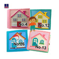 In Stock Hot Selling Montessori Toys Felt Quiet Book Home Theme Toddler Early Educational Felt Busy Book Motor Fine Skills