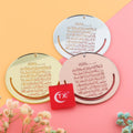 Custom Any Shape Acrylic Cupcake Topper Decorations KeyChain Party Gift