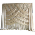 E120- Custom Wedding Curtain Backdrop Ice Silk Backdrop PARTY Birthday Background Live Background Arrangement Wedding Decor