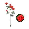 Outdoor Solar Garden Stake Lights Solar Powered Lights Rose Flower Multi-Color Changing LED Solar Landscape Light