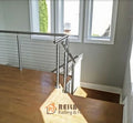 Reilbu  Strength and Stability Stainless Steel 304 316 Cable Railing System Round Post Brushed Color