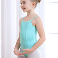 Blue Sling Ballet Dance Leotard Cotton Classics Camisole Leotard with Adjustable Straps for Ballerina