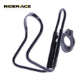 RIDERACE Aluminum Alloy Handlebar Water Bottle Cages With Adapter 5 Colors MTB Road Bike Kettle Cage Cycling Cages  Accessories