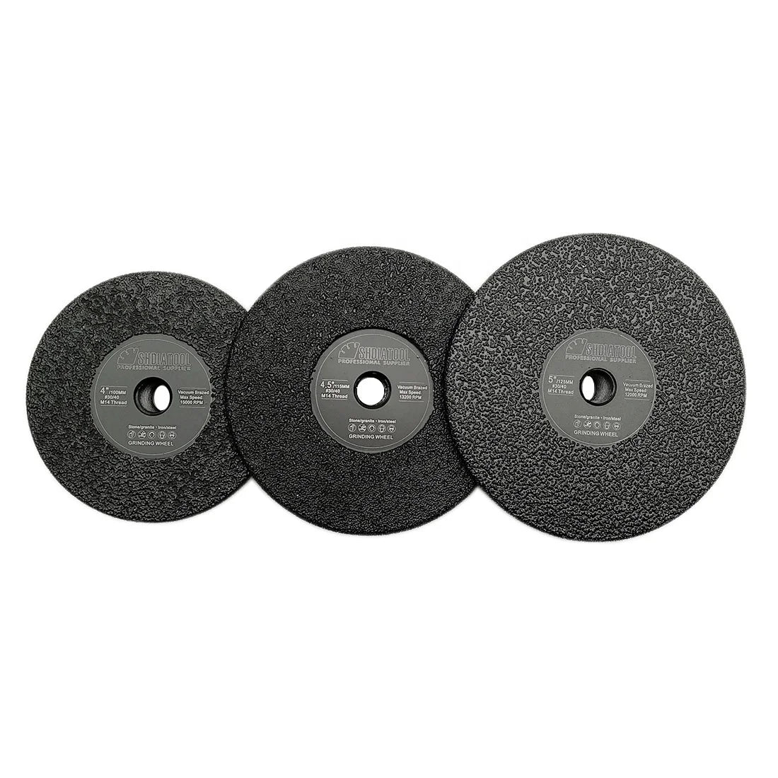 Diamond Flat Polishing Disc Vacuum Brazed Diamond Flat Grinding Wheel Angle Grinder Cutting Grinding Disc for Marble Granite
