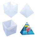 YS 3D Super Pyramid Silicone Molds 15cm DIY Handmade Ornament Decoration Craft Mould Color Fine Color Cream Dried Flower Mould