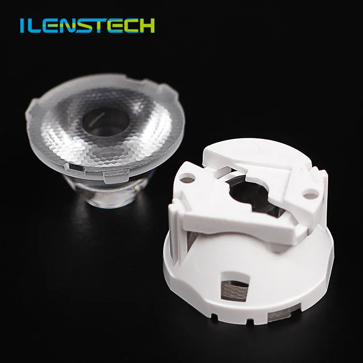 ILENSTECH Cob Lens 25mm Diameter COB Led Lens 36 Degree with Holder