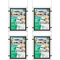 LITSIGN Photo Product Estate Agent Transparent Digital Led Poster Edge Lit Acrylic Led Window Sign Hanging Ultra Slim Dustproof