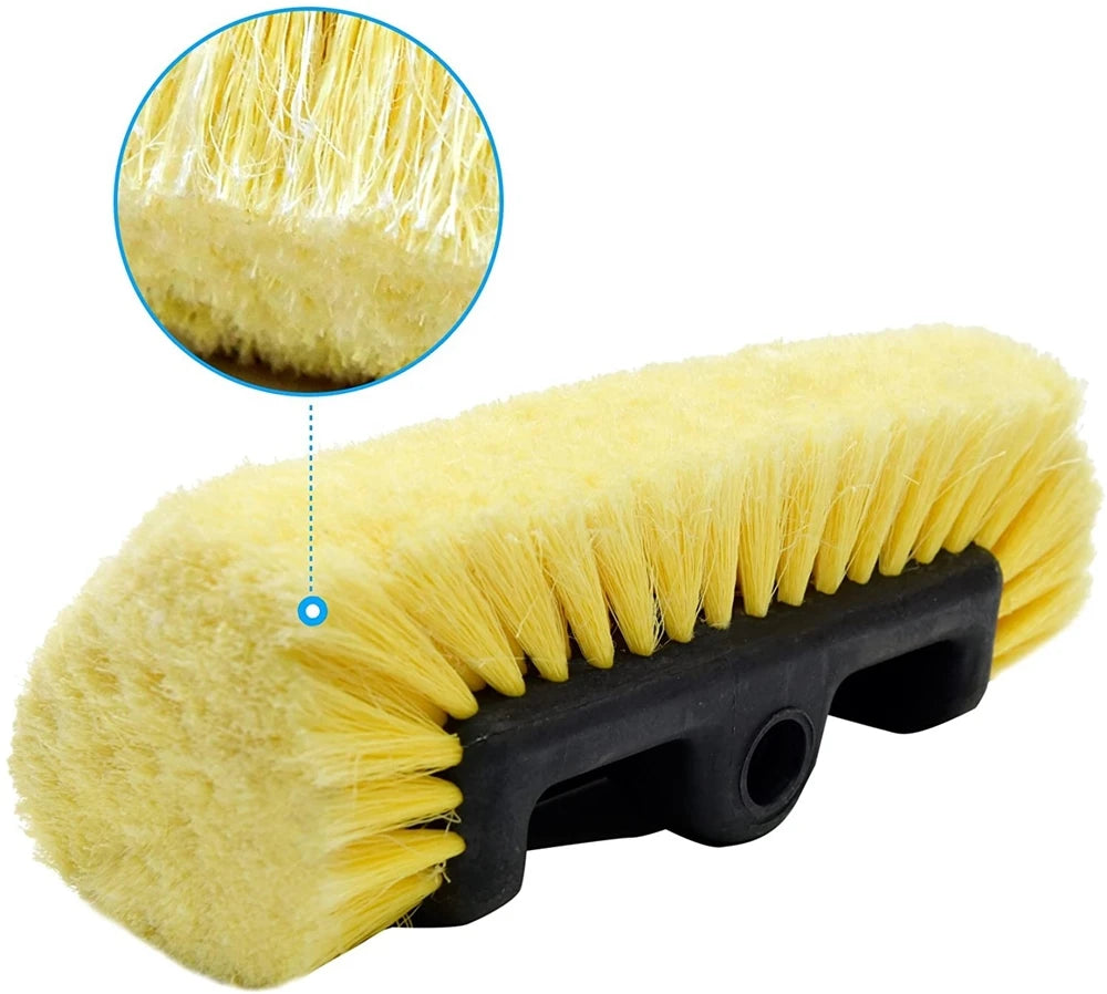 Zhenda Water Fed Washing Brush with 1.5 m Flexible Telescopic Car Wash Aluminum Rod for Window Glass/solar Panel Cleaning