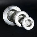 Stainless Steel Water Drain Stopper Kitchen Bath Shower Cleaning Fine Mesh Filter & Strainer for Sink