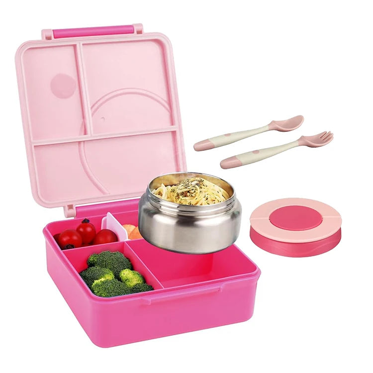 Cute Thermal Lunch Boxes for Children School Supplies Bento Box Lonchera Safe and Convenient Thermal Food Containers for Kids