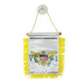 Custom Logo Hanging US VIRGIN ISLANDS Pennant Flag for Car Rearview Mirror and Home Decoration